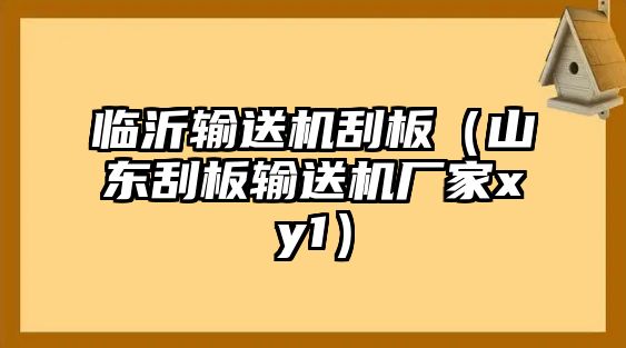 臨沂輸送機(jī)刮板（山東刮板輸送機(jī)廠家xy1）