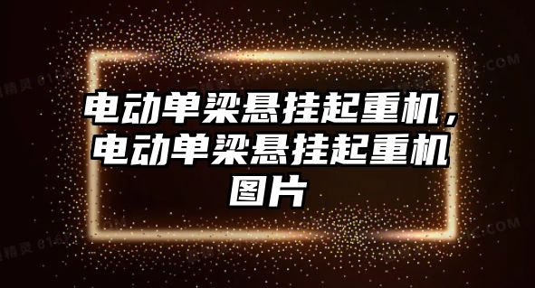 電動單梁懸掛起重機(jī)，電動單梁懸掛起重機(jī)圖片