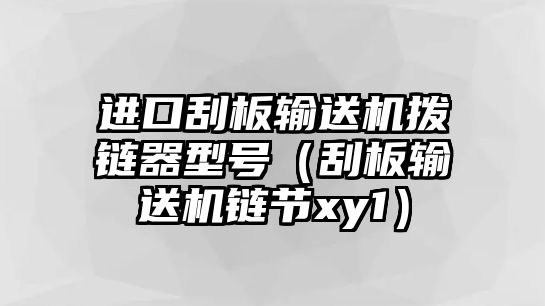 進(jìn)口刮板輸送機(jī)撥鏈器型號（刮板輸送機(jī)鏈節(jié)xy1）