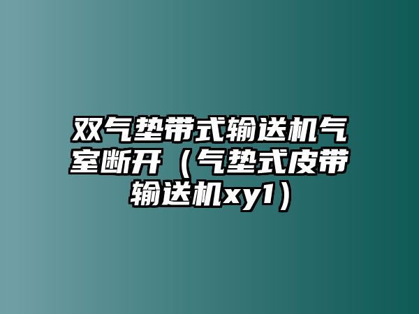 雙氣墊帶式輸送機氣室斷開（氣墊式皮帶輸送機xy1）