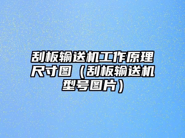 刮板輸送機(jī)工作原理尺寸圖（刮板輸送機(jī)型號(hào)圖片）