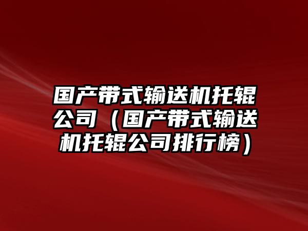 國產(chǎn)帶式輸送機(jī)托輥公司（國產(chǎn)帶式輸送機(jī)托輥公司排行榜）