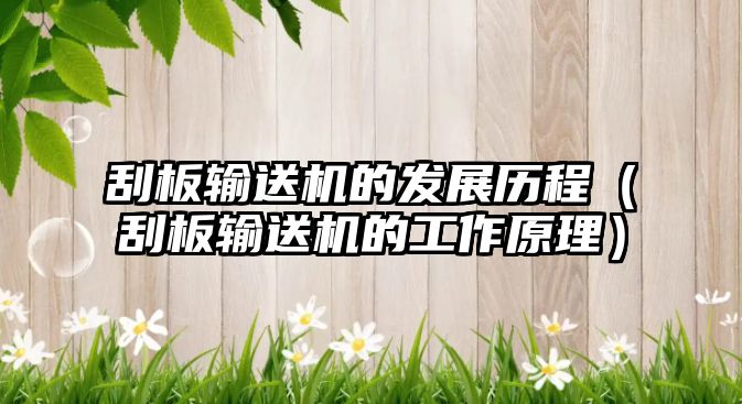 刮板輸送機的發(fā)展歷程（刮板輸送機的工作原理）