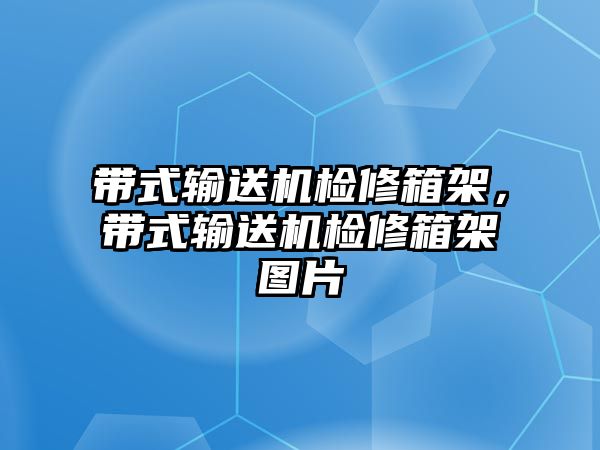 帶式輸送機(jī)檢修箱架，帶式輸送機(jī)檢修箱架圖片