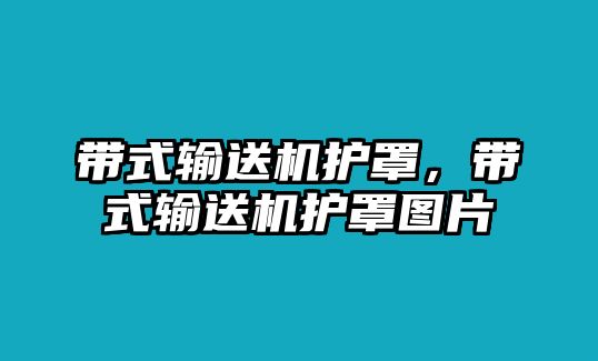 帶式輸送機(jī)護(hù)罩，帶式輸送機(jī)護(hù)罩圖片