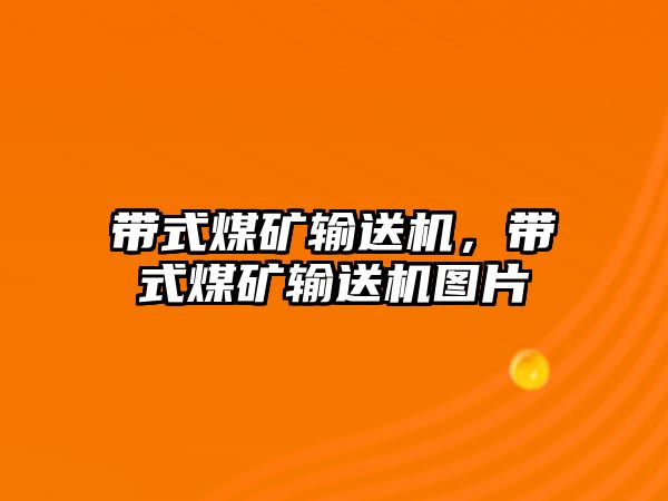 帶式煤礦輸送機，帶式煤礦輸送機圖片