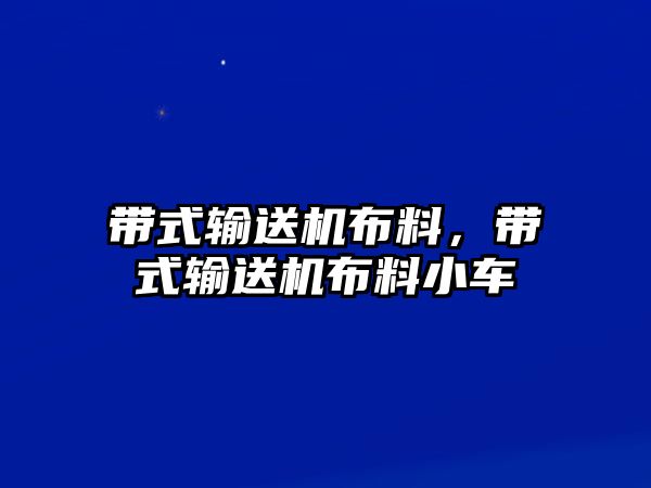 帶式輸送機布料，帶式輸送機布料小車