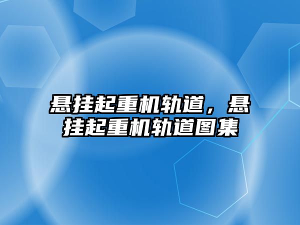 懸掛起重機軌道，懸掛起重機軌道圖集