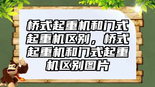 橋式起重機和門式起重機區(qū)別，橋式起重機和門式起重機區(qū)別圖片